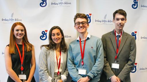 The Feeding Better Futures Scholars Program finalists visit General Mills headquarters