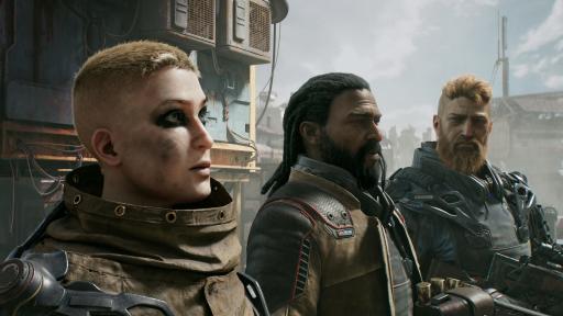A CGI preview of the three characters faces