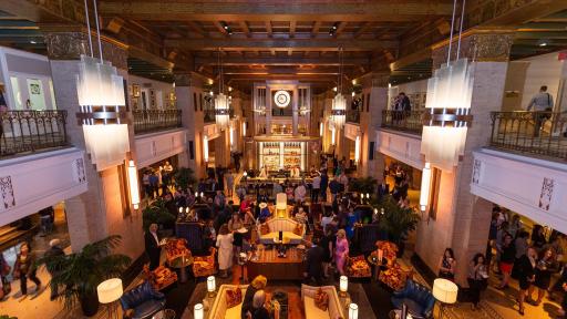 Fairmont Royal York 90th anniversary celebration in the hotel's new lobby