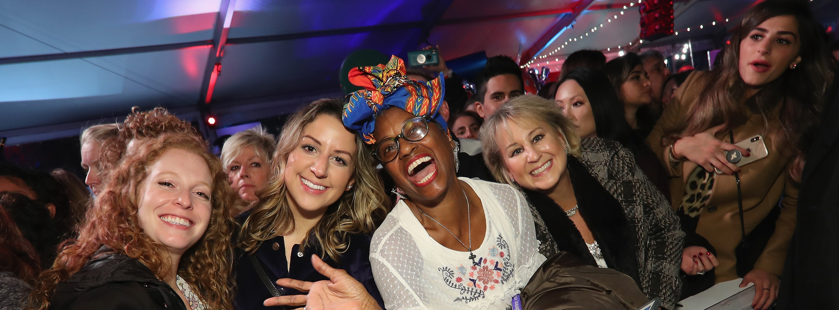 Women together at a event