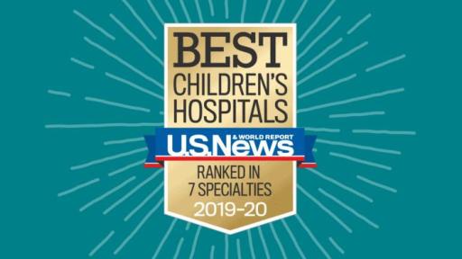 Levine Children’s Hospital, Named a “Best Children’s Hospital”
