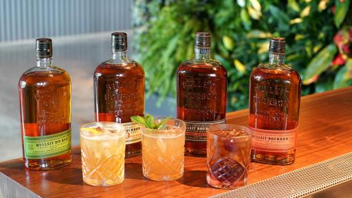 The New Bulleit Distilling Co. Visitor Experience Cocktail Bar in Shelbyville, KY