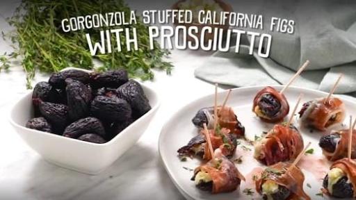 Prosciutto Wrapped CA Figs