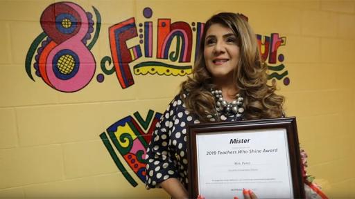Canutillo Teacher Given Mister Car Wash Teachers Who Shine Award 2019