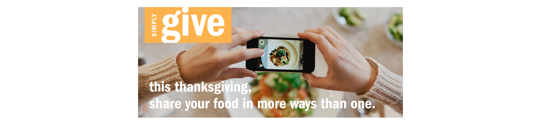 Taking a phone picture of food.