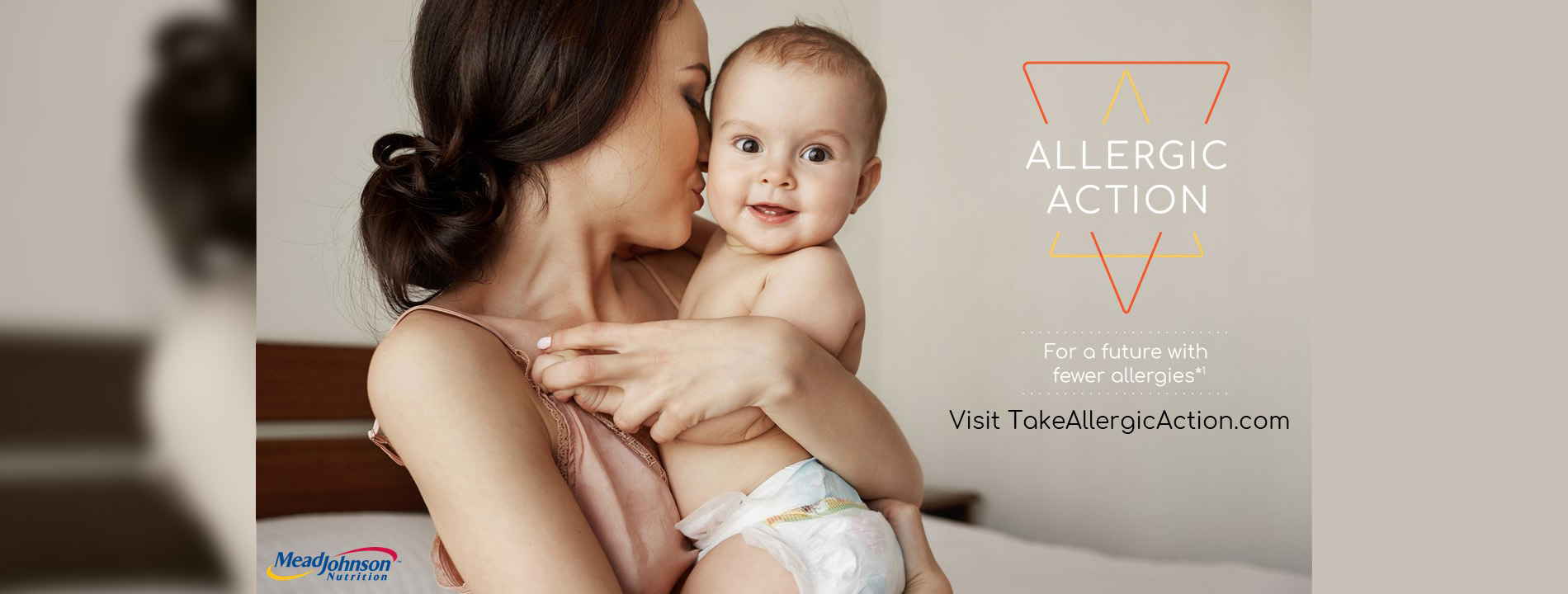 Mother holding her baby