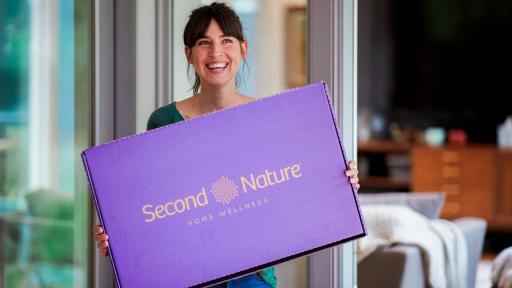 Woman carrying a box