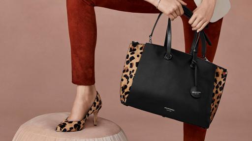 Woman showing off her shoes