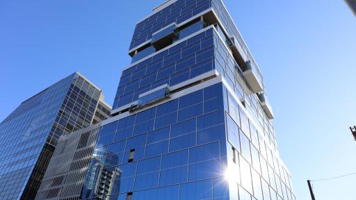 Harwood No 10, the 22-story Office Tower with highly anticipated La Rue Perdue. Photo by Harwood International