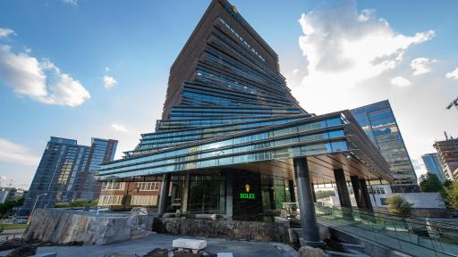 The New Rolex Building, named Best Office Project in the World by ENR. Photo by Bruno, Snap the Picture