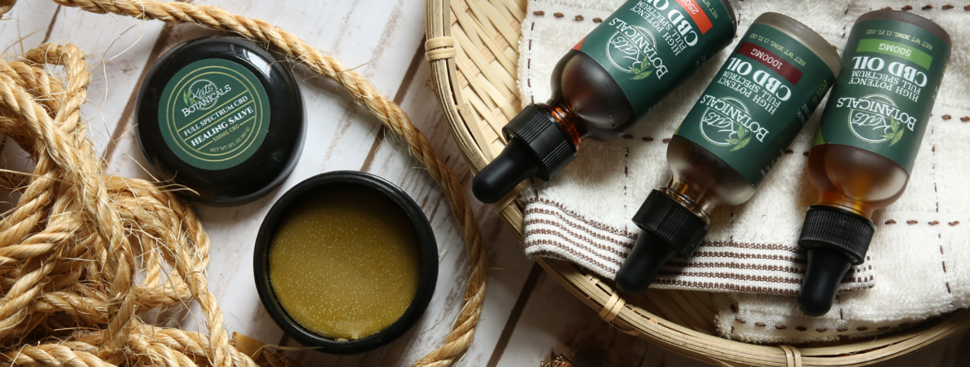 Kats Botanicals product display