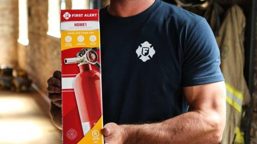 Rechargeable Home Fire Extinguisher UL Rated 1-A:10-B:C