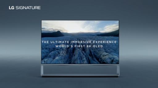 Play Video: LG SIGNATURE presents the world's first 8K OLED TV
