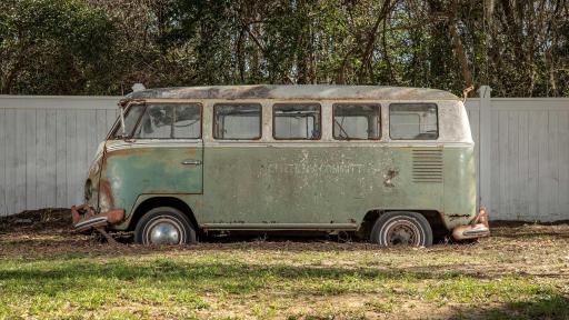1966 Volkswagen Deluxe Station Wagon - Pre extraction. Photo credit: Historic Vehicle Association