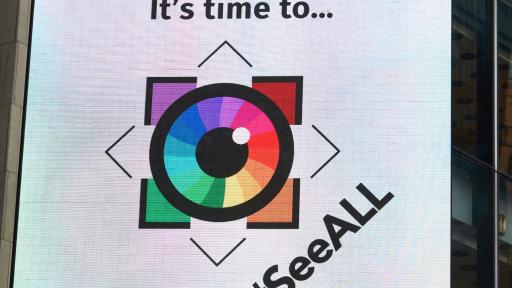 The Association of National Advertisers' (ANA) Alliance for Inclusive and MultiCultural Marketing (AIMM) launches #SeeALL campaign promoting greater diversity and cultural inclusion in brand advertising with a billboard takeover in NYC's Times Square on Monday, Sept. 23, 2019.