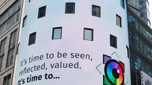 The Association of National Advertisers' (ANA) Alliance for Inclusive and MultiCultural Marketing (AIMM) launches #SeeALL campaign promoting greater diversity and cultural inclusion in brand advertising with a billboard takeover in NYC's Times Square on Monday, Sept. 23, 2019.