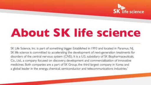 SK life science Fact Sheet