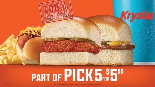 New Nashville Hot Chik part of Pick 5 for $5.55