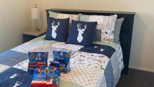 Image of a clean bed and sheets