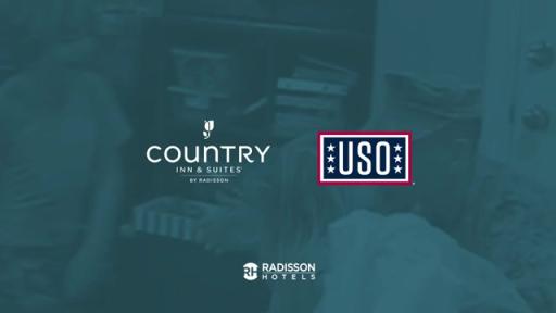 Country Inn & Suites by Radisson Partners with USO to Support Military Families