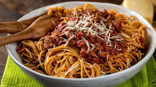 Spaghetti Bolognese With Garlic, Basil & Oregano Recipe Created by Gourmet Garden