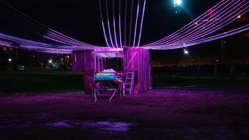 Baltimore Fancy by Formstone Castle Collective at the united Baltimore Book Festival and Light City under the theme of Brilliant Baltimore, presented by Baltimore Office of Promotion & The Arts