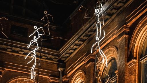 KEYFRAMES by Groupe Laps at the united Baltimore Book Festival and Light City under the theme of Brilliant Baltimore, presented by Baltimore Office of Promotion & The Arts Nov. 1-10