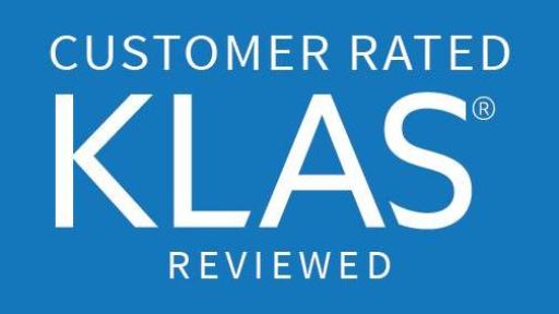 Customer Rated KLAS Reviewed 2016 Blue