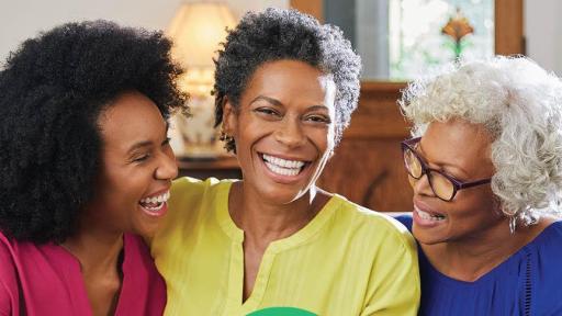 Daughter, mother and grandmother
