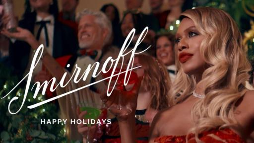 Play Video: Smirnoff releases new holiday campaign with Laverne Cox to celebrate “not so silent” nights.