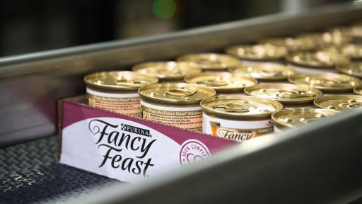 Fancy Feast cans