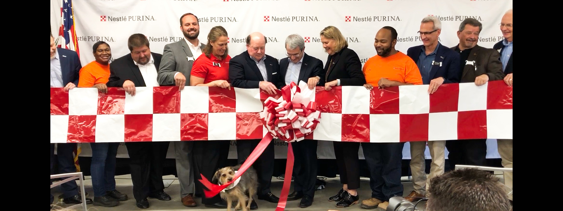 Purina celebrates the grand opening of its 21st U.S. factory.