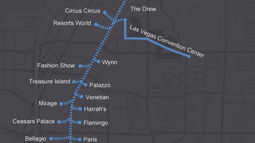 Possible expansion routes for the planned stations