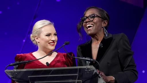 Meghan McCain and Deborah Roberts co-host the 2019 Achilles International Gala.