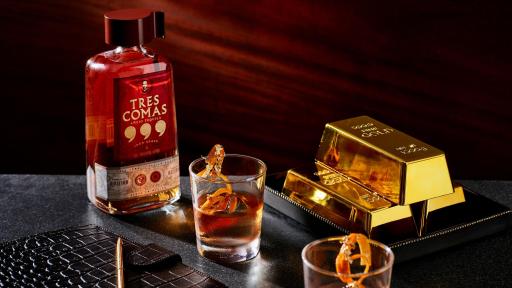 Cocktail Made with Tres Comas Añejo Tequila