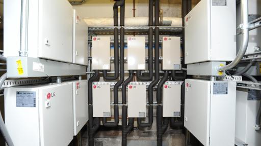 The LG AHU Conversion Kits, consisting of EEV and Communication kits worked to effectively dehumidify and condition the air to increase comfort exponentially within the main theater space.