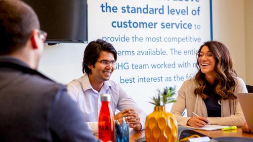 People sitting at a table