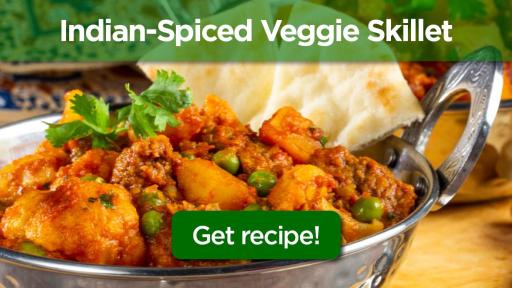 Indian-Spiced-Veggie-Skillet