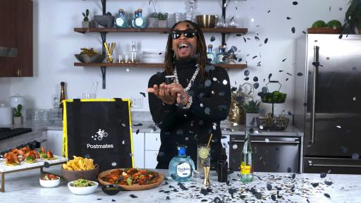 Lil Jon Celebrating with the New Year's Eve Don Julio Party Pack from Postmates