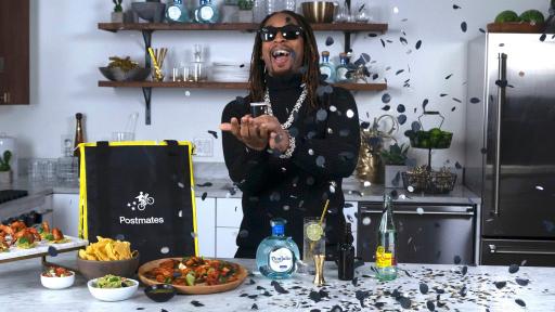 Lil Jon Celebrating with the New Year's Eve Don Julio Party Pack from Postmates