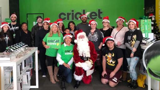 Winners in Sacramento joined Santa Claus and UFC Fighter Cynthia Calvillo for an in-store celebration.