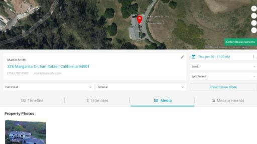 Hero Works lead drill down screen