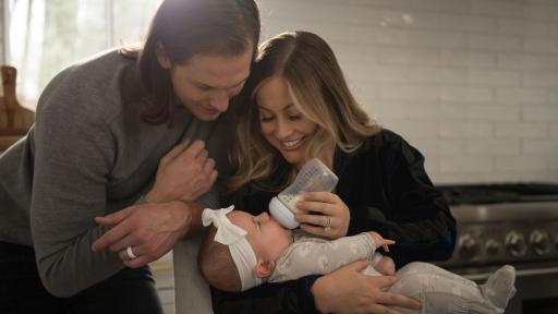 Shawn and Andrew Feeding Drew