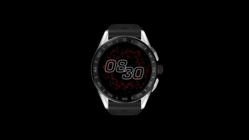 The new TAG Heuer Connected with with Orbital Red Watchface