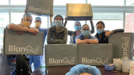 BlanQuil had the pleasure of giving out BlanQuils to Frontline Workers at Beth Israel Deaconess Medical Center on Thursday.  We appreciate everything they are doing to help save lives. We want to thank all First Responders and everyone who risks their lives to help others in need. You all deserve a good night's sleep.