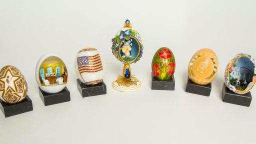 Laura Bush commemorative eggs