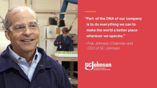 SCJ/Dow Leaders100% of the hand sanitizer produced will be donated to health workers, first responders and production employees.hip Tile