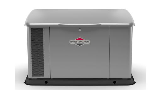 Full view of generator on white background