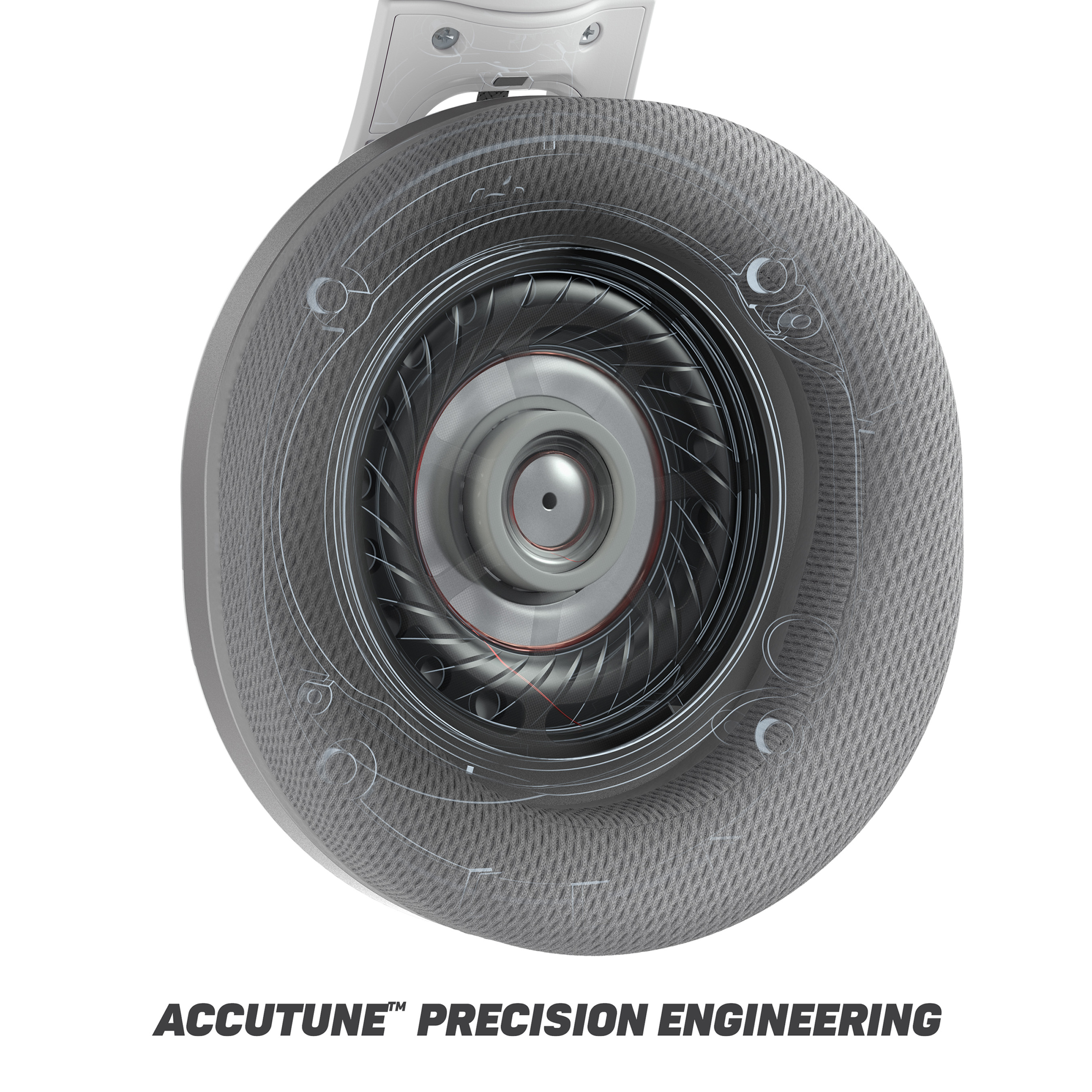 AccuTune™ wood composite-injected earcups provide enhanced acoustics for realistic sound.