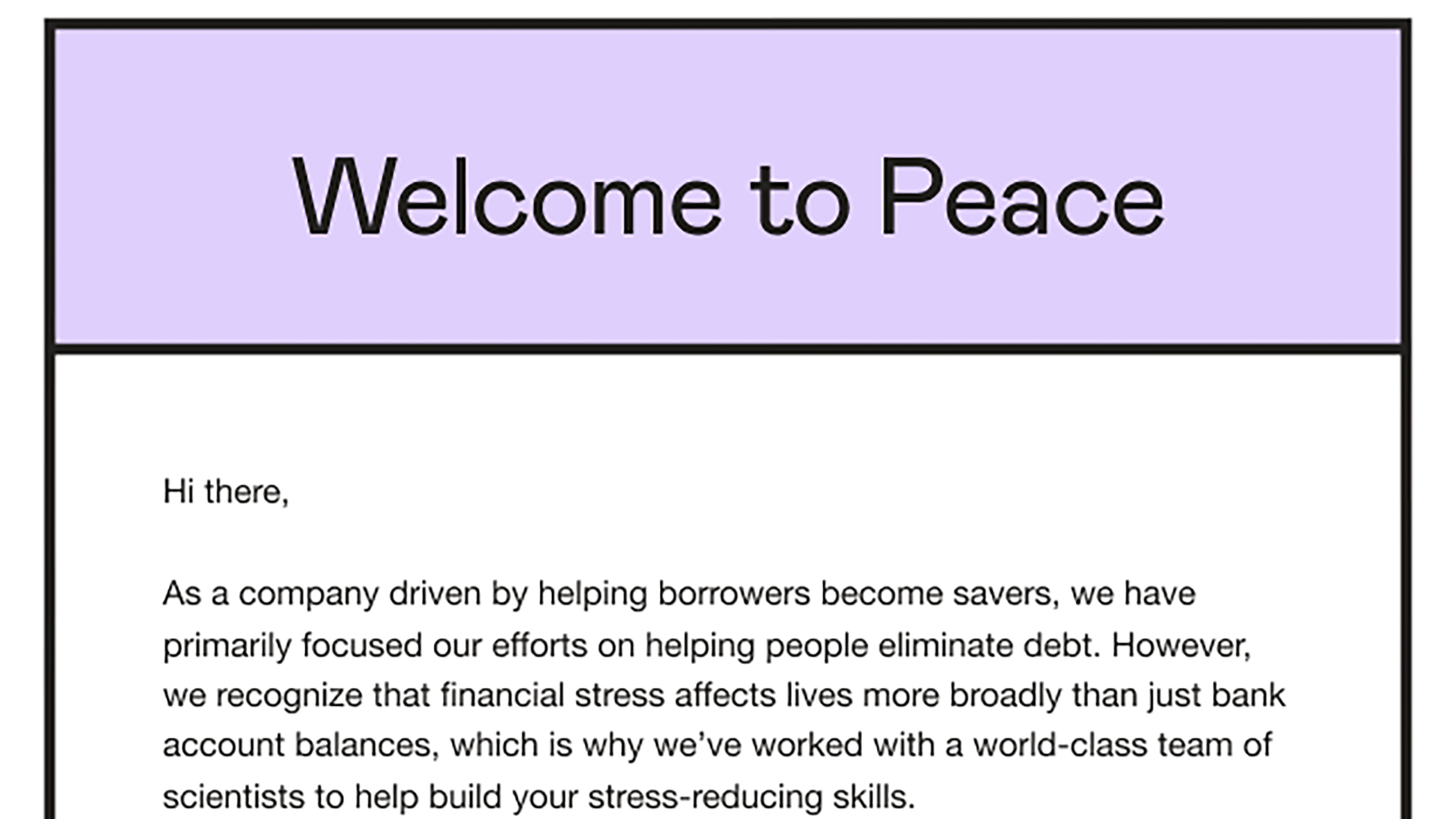 Happy Money Offers Peace - A Free, 6-Week Wellness Course
